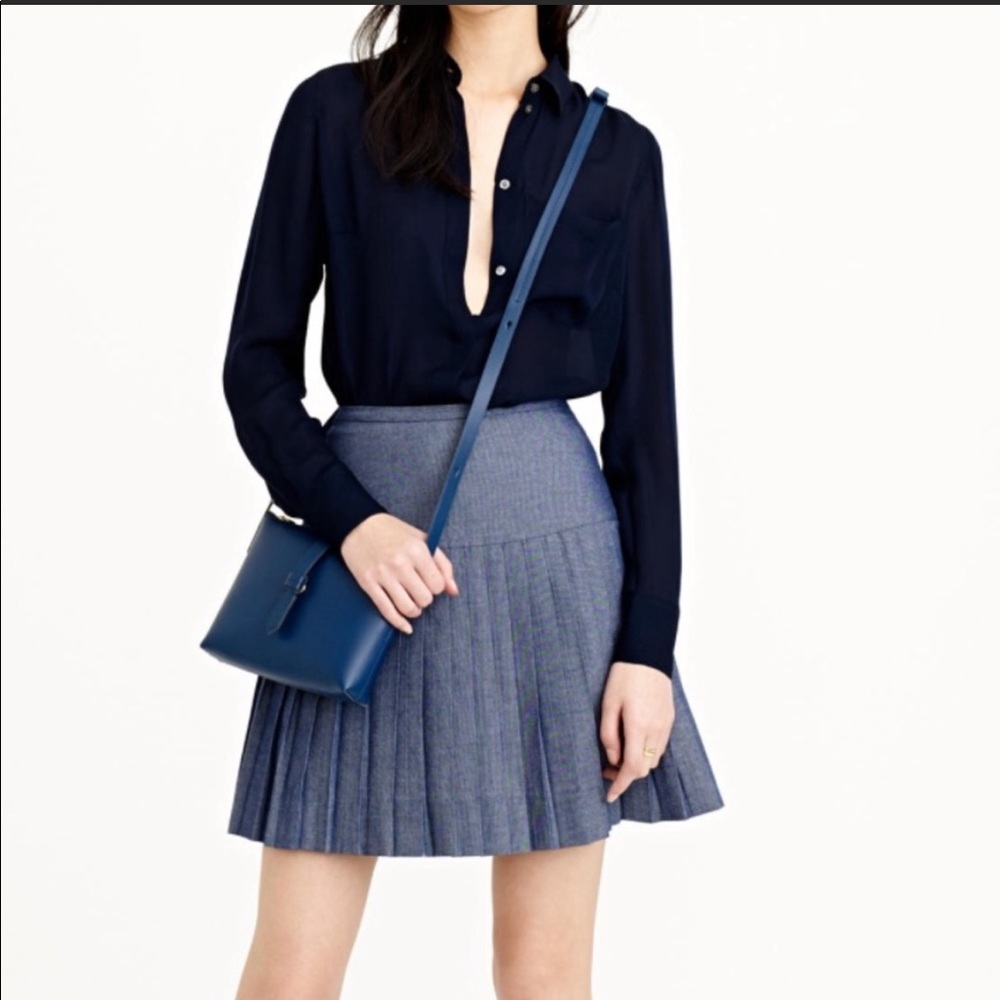Ann Taylor Chambray Skirt